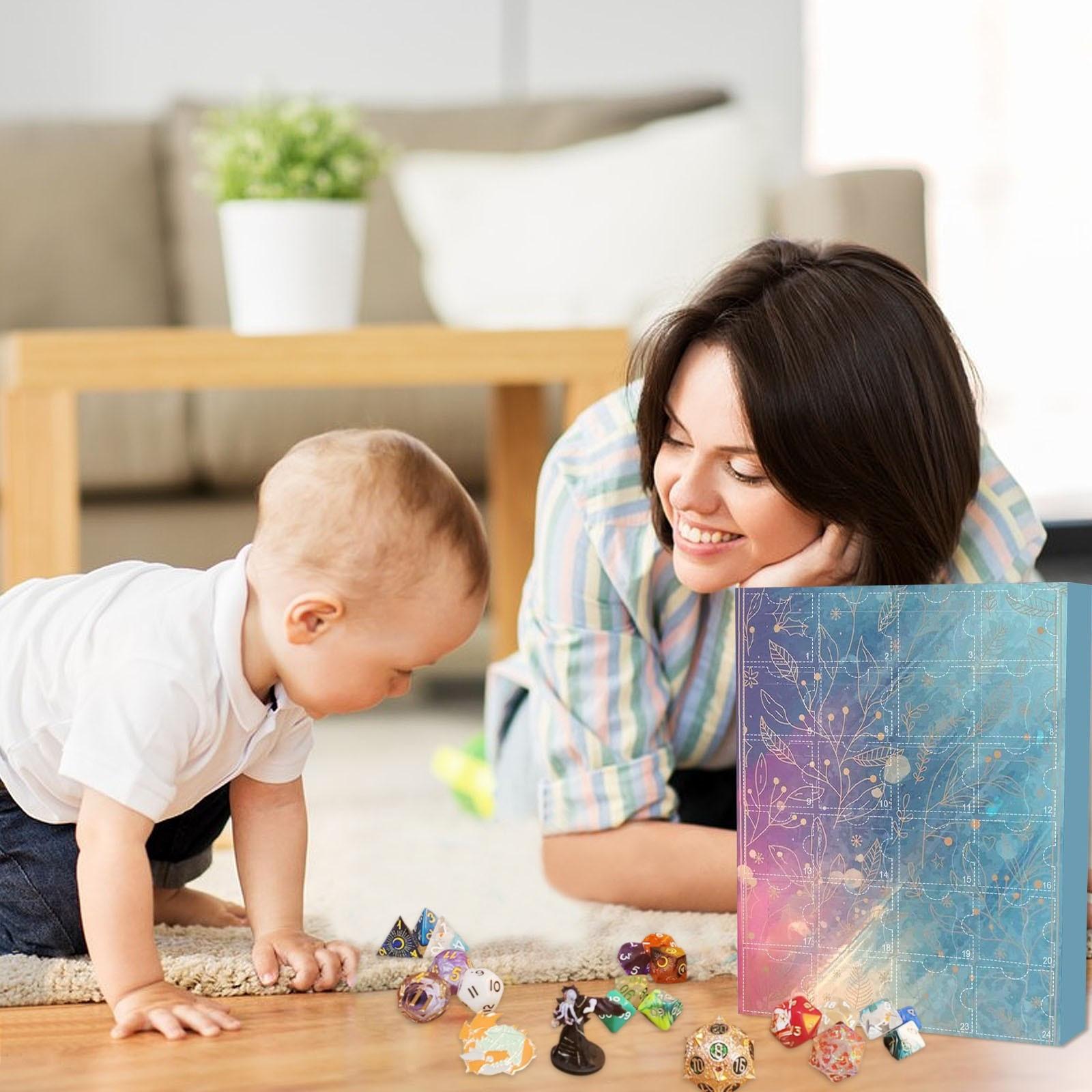 

Christmas Dice Advent Calendar, 24 Days Countdown Advent Calendar, Individually Boxed Christmas Countdown Calendar One Size