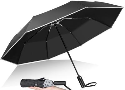 Folding Automatic Opening and Large Heavy UV Reflective Folding Rainy Season Typhoon Foldable Umbrella, One-touch, Closing, Size, Windproof, Rain,
