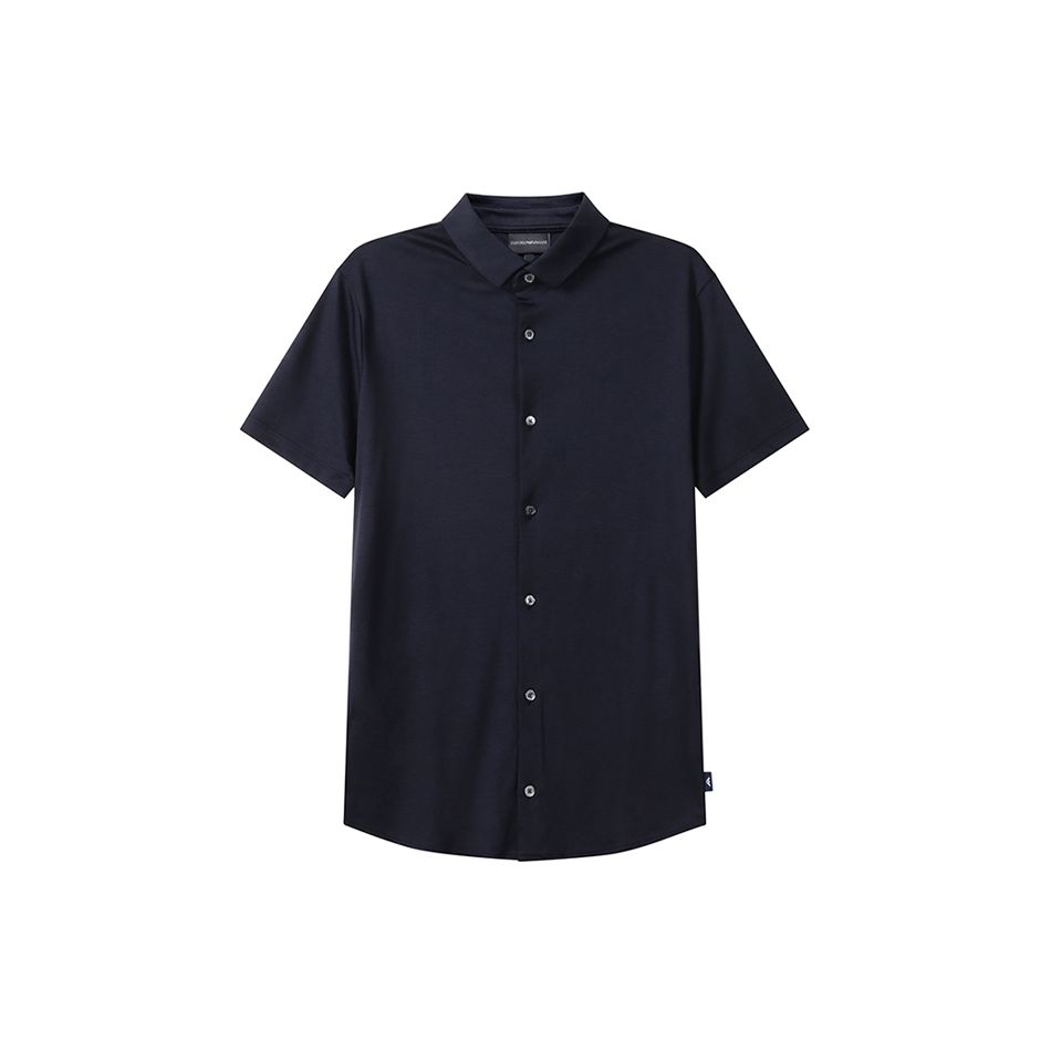 Emporio Armani Effen Enkele Borst Polo Shirt Heren shirts Donkerblauw 8N1CH5-1JPRZ-0922 S