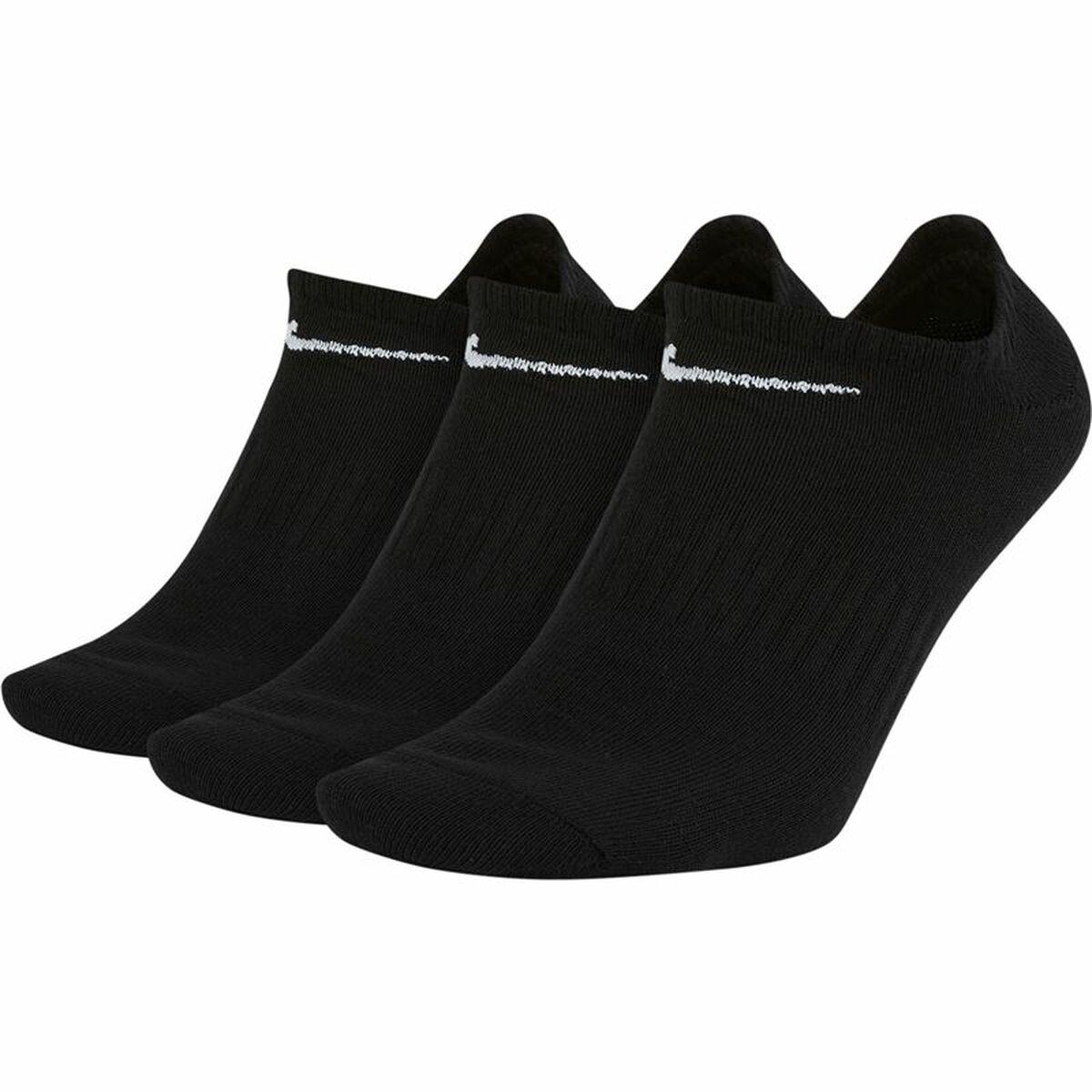 

Носки Nike Everyday Lightweight Ankle Socks, 3 пары, черные TU прозрачный