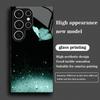 Beautiful Butterfly Tempered Glass Phone Case Suitable for Samsung Galaxy S26 S25 S24 S22 S21 S20 FE/Ultra/Plus Anti Drop