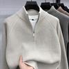 Men's High-Neck Knit Sweater - Autumn/Winter Long Sleeve Base Layer