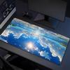 Ocean Reflection Xl Gaming Mouse Pad Nonslip Rubber Base Stitched Edge Waterproof Desk Mat For Pc Laptop Gamer Office Computer Accessories C929398