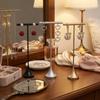 Aluminum Zinc Zinc Alloy T-Shape Earring Display Stand Dangle Jewelry Ring Organizer  Jewelry Storage