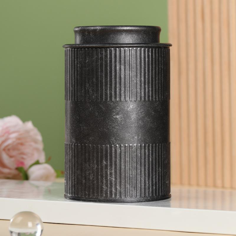 Portable Mini Matcha Powder Can Thick Tinplate Tea Sealed Jar Spice Storage Box Container Box Kitchen Gadgets Household