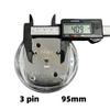 Accessorio Cofano Auto FIAT in ABS 95mm/120mm - Emblema Griglia per Doblo Tipo Panda Ducato Fiorino Grande Punto 500 500X Freemont Stilo
