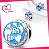 Copper Rocket Plane The Earth Charm Pendant Beads Fit Charm Original Bracelet For Women Diy Jewelry Making