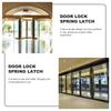 Zinc Alloy Door Security Foot Lock Spring Latch Slide Bolt Lock Heavy Duty Indoor Outdoor Entryway Gate Barn Door Locking