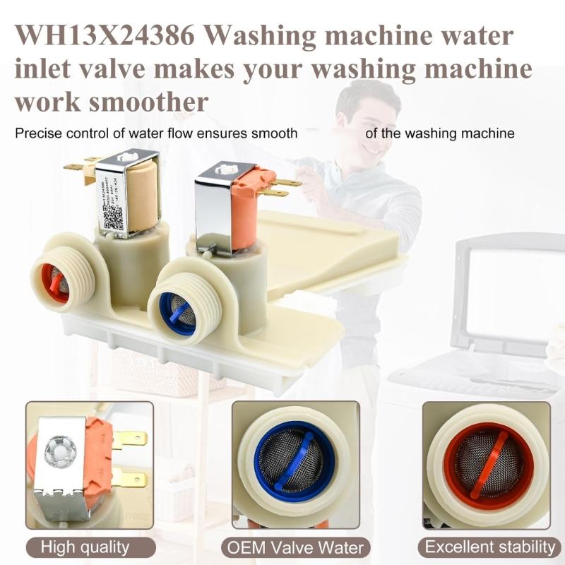 Plastic Water Valves WH13X26535 for Washing Machines Offering Long Lasting Use Corrosion Resistance and Easy Installation