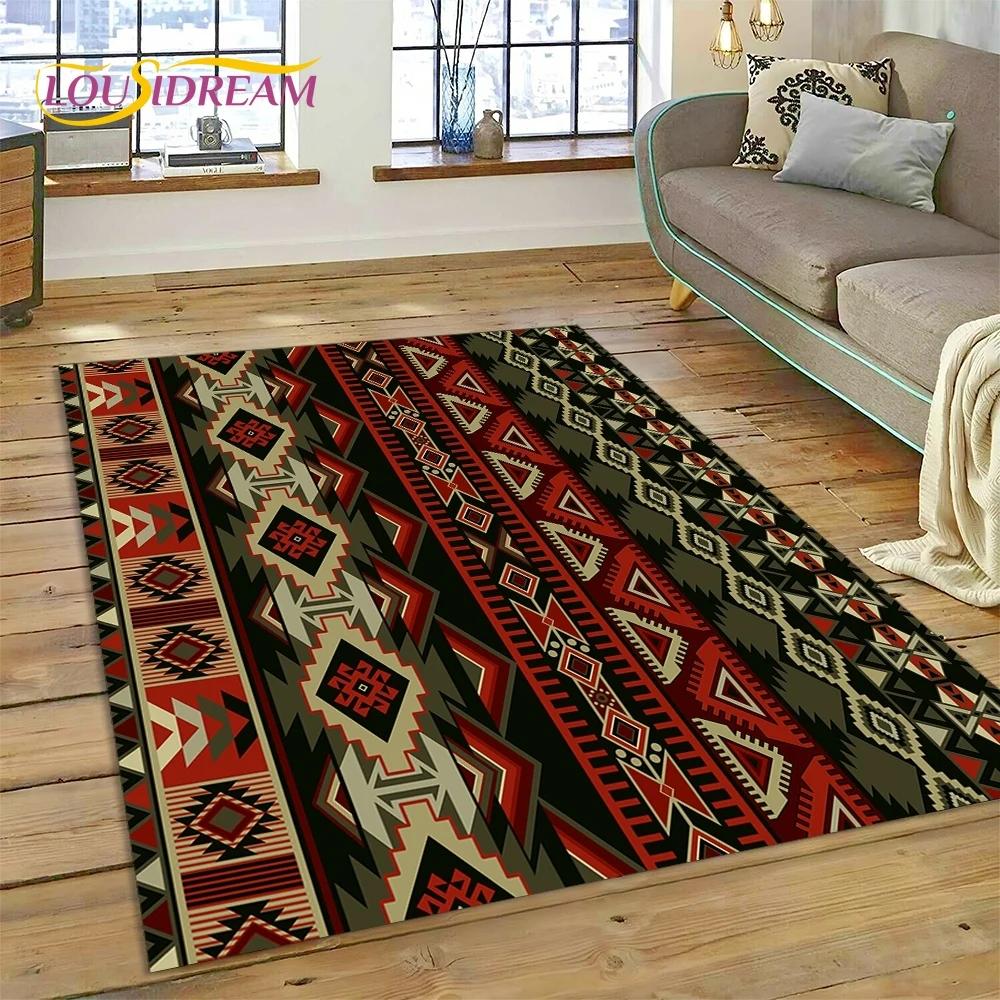 Neuester nordischer türkischer böhmischer Keltenteppich für Wohnzimmer, Schlafzimmer, Heimdekoration, Bodenmatte, rutschfeste Dekoration für Sofa, Fußmatte