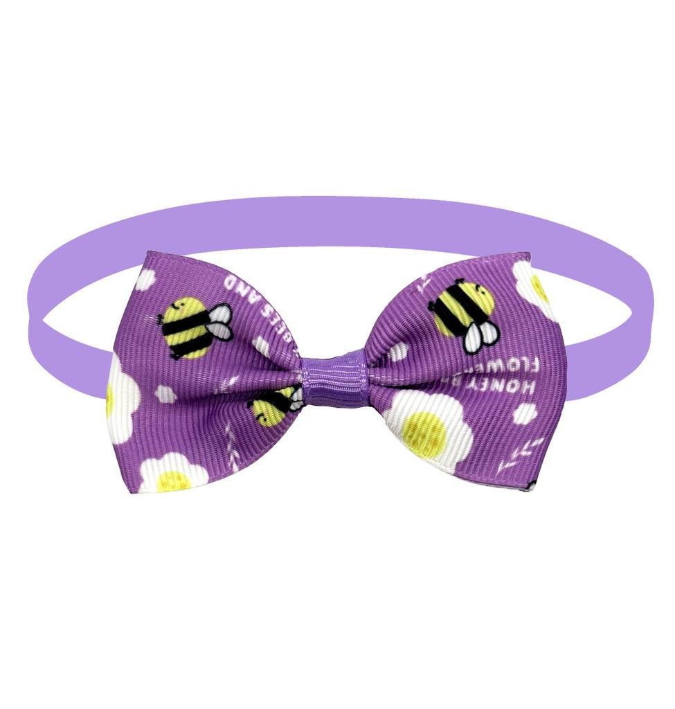 50/100Pcs Spring Flower Dog Bow Ties Green Yellow Pets Grooming Bows Cute Flower Dog Bowties Daily Decotation Bow Ties Bowknots