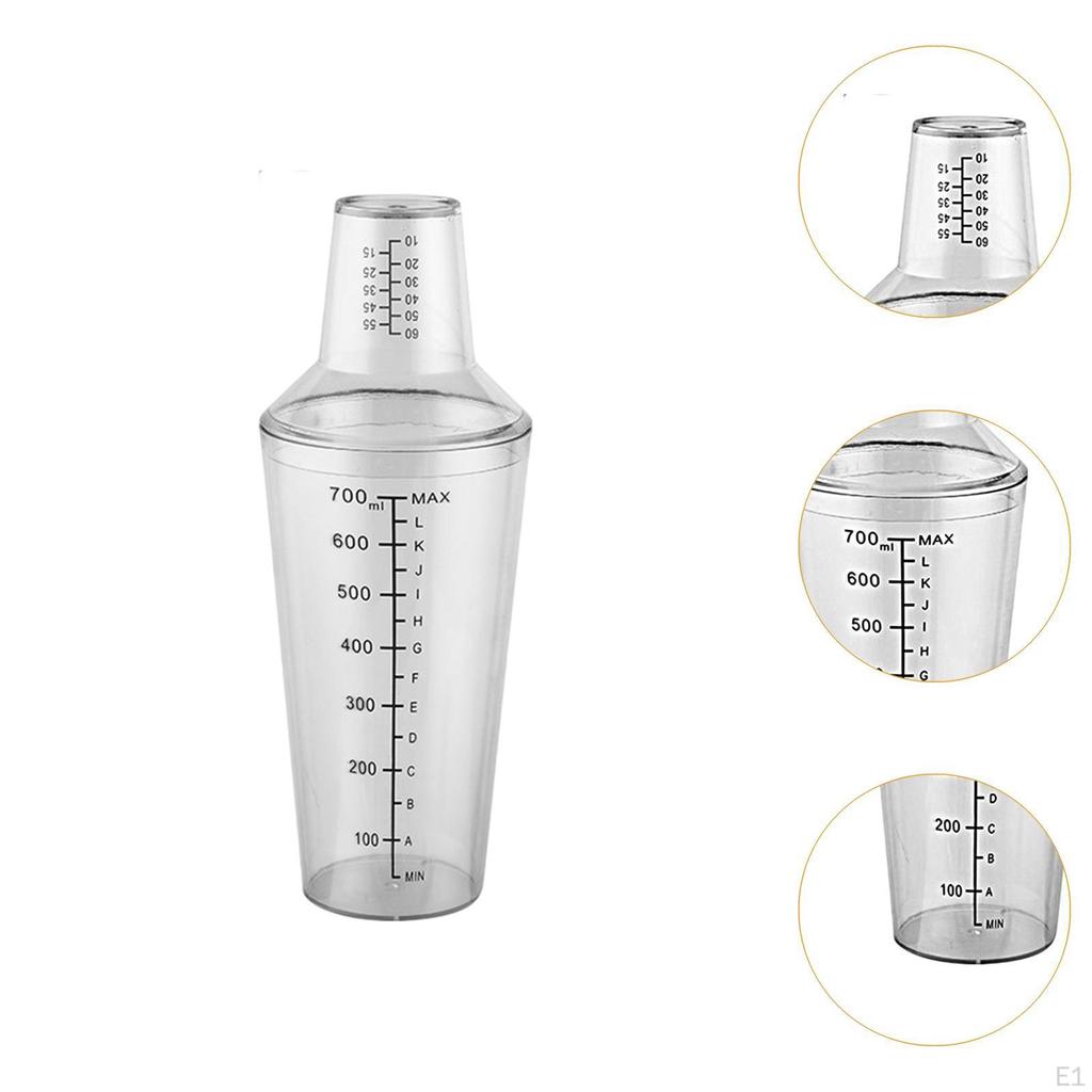 Průhledný koktejlový shaker bar nepropustný margarita mixér nápojový šálek do jídelny