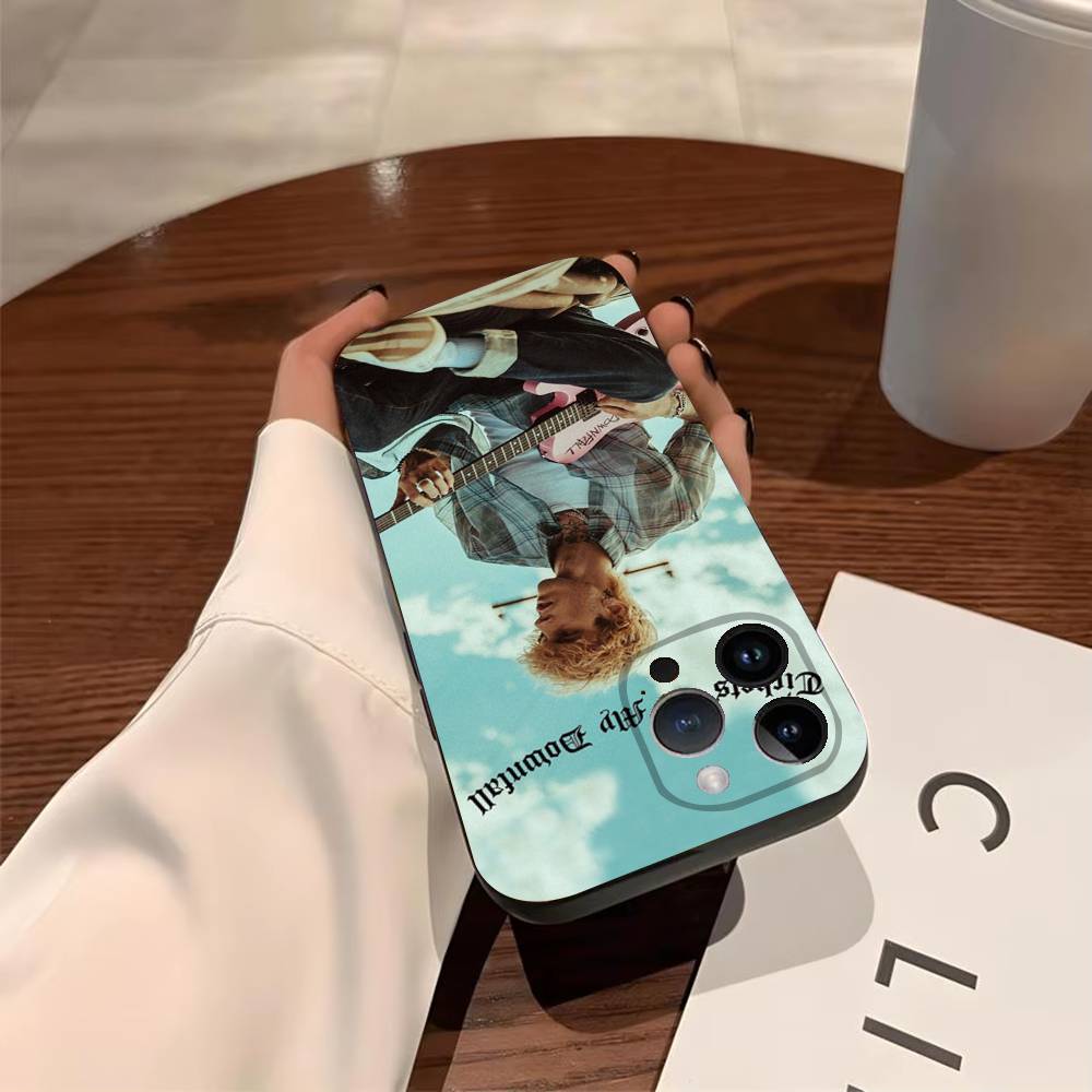M-Machine Gun Kelly Phone Case For iPhone 17,16,15,14,13,12,11,Pro,Max,Plus Soft Black Cover