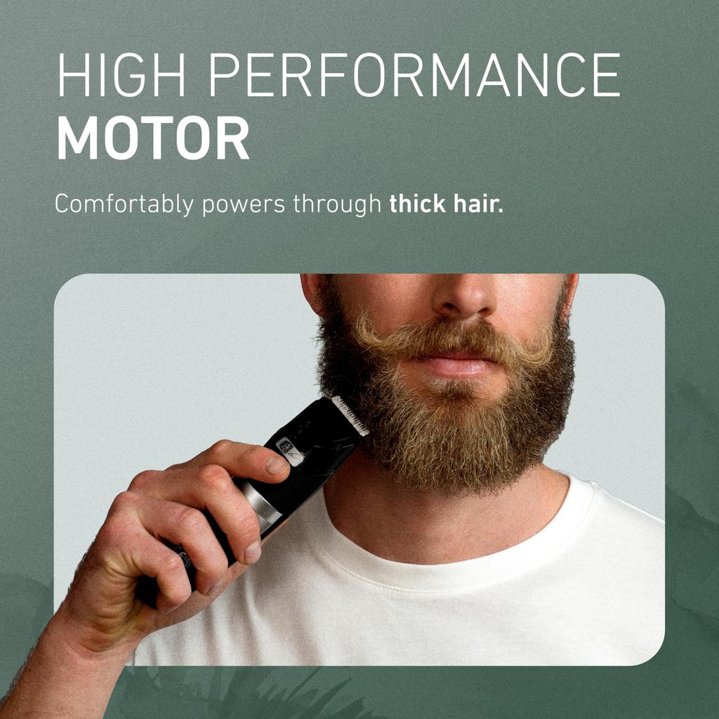 Panasonic Long Beard Trimmer ER-GB96-K 58 Length Settings 4 Attachments Cordless or Corded Black