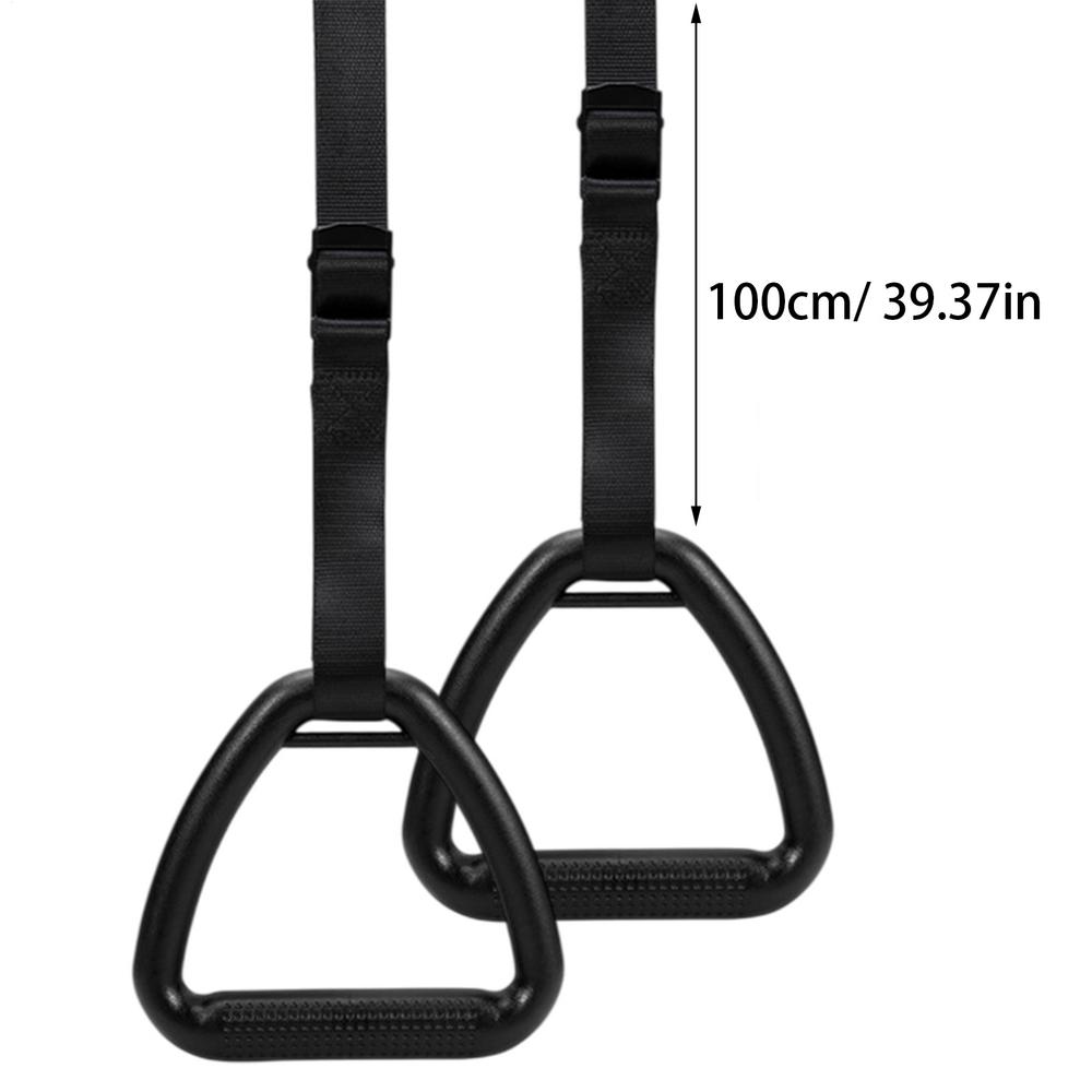 Fitness Gymnastic Rings Pull Up Handle Rings With Adjustable Straps For Adult Pull Up Rings Training Equipment Strength Training