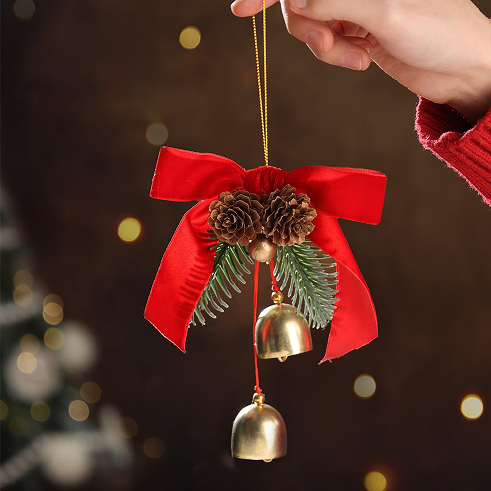 

Рождественские подвесные украшения для машин, рождественские колокольчики, подвесные украшения для елки, рождественские украшения для интерьера, снеговики, носки Санты One Size