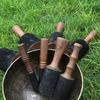 Tibetan Singing Bowl Wood Stick Buddhist Dormitory Meditation Crafts