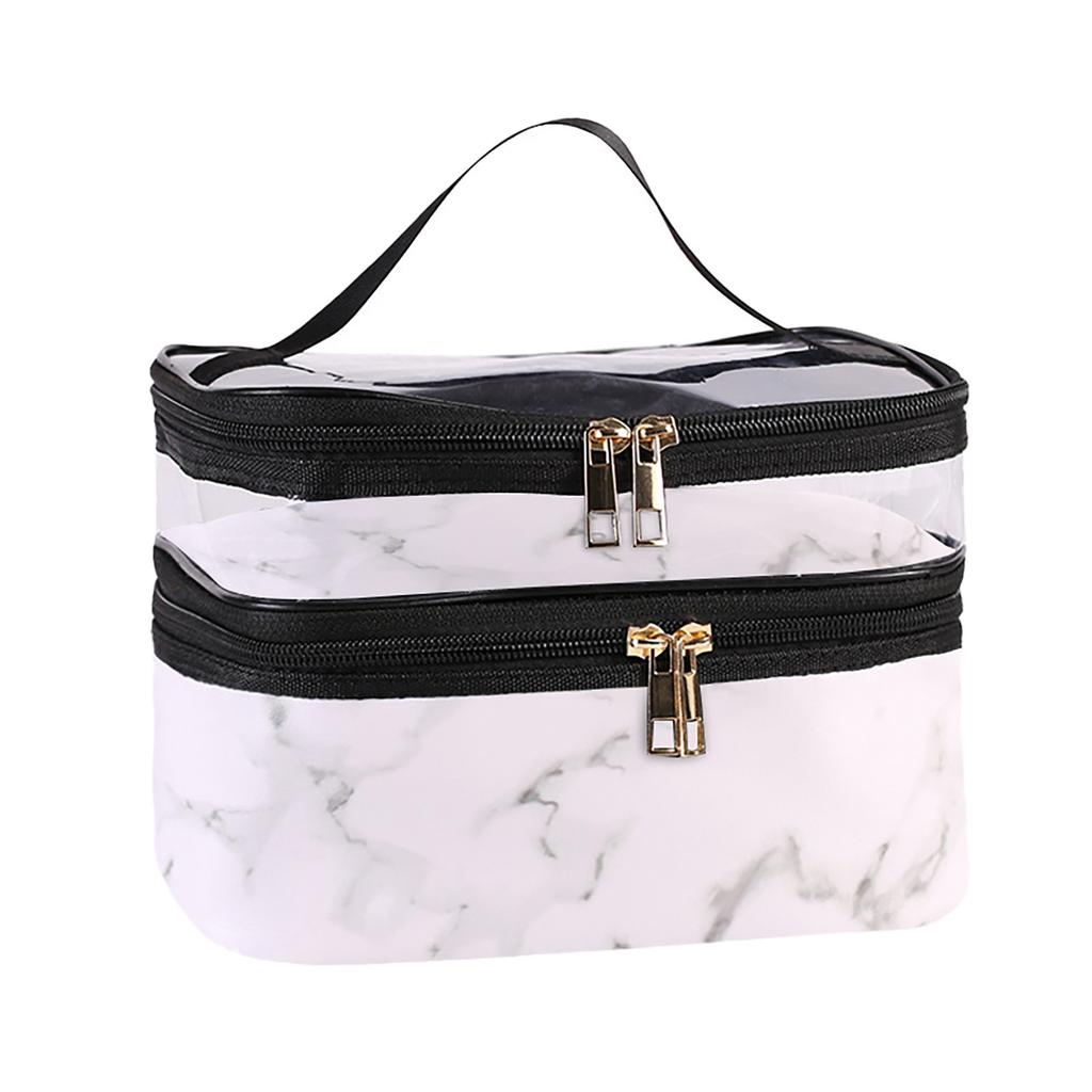 Multifunction Travel Clear Makeup Bag Fashion Leopard Cosmetic Bag Toiletries Organizer Waterproof Females Storage Make Up Cases