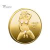 Sexy Women Coin Heads And Tails Date Night Coin Metal Double-Sided Lucky Token Adults Challenge Coin Prank Gift for Men Women Valentine's Day