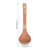 Wood Grain Texture Cooking Spoon Extra Long Handle Kitchen Spoon Wooden Spoon  Soup Stew Mixing