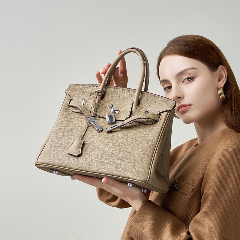 Togo leather bag hot-selling women's bag first layer cowhide leather women's large-capacity niche high-end handbag