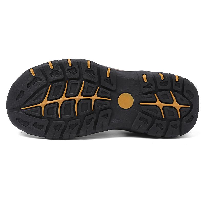 Fashion Men Sandals Outdoor Trekking Hiking Shoes Closed Toe Slippers Comfortable Beach Fisherman Summer Athletic 48 Sports