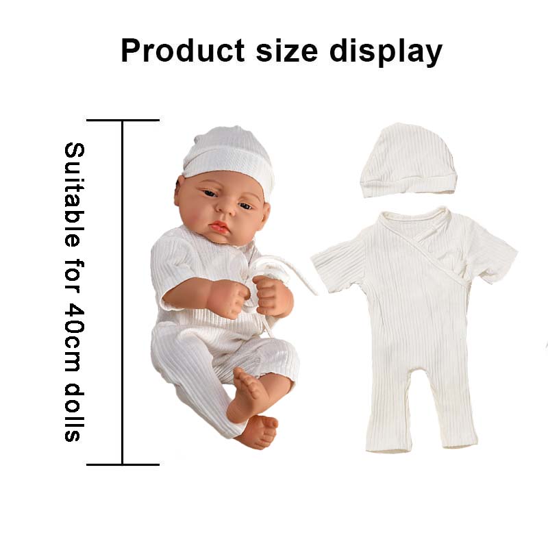Baby Doll Clothes for 15.75inch Reborn Baby Doll Sweater Jumpsuit Clothes Accessories Cute Fashion For 40cm Baby Doll Accessorie
