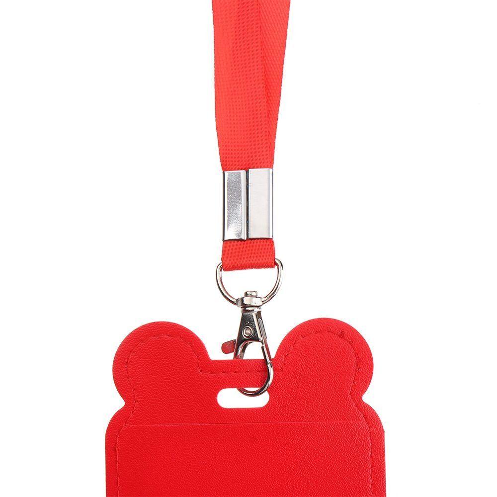 Cartoon ID Card Holder PU Leather Work Card Case Cute Badge Holder  Work