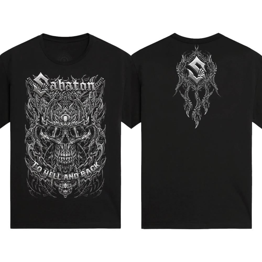 Nowe Gorące Oficjalne Koszulki Graficzne Sabaton Damskie Męskie Oversize Y2k T-shirt Zespół Heavy Metal Krótki Rękaw Damskie Męskie Wysokiej Jakości Koszulki