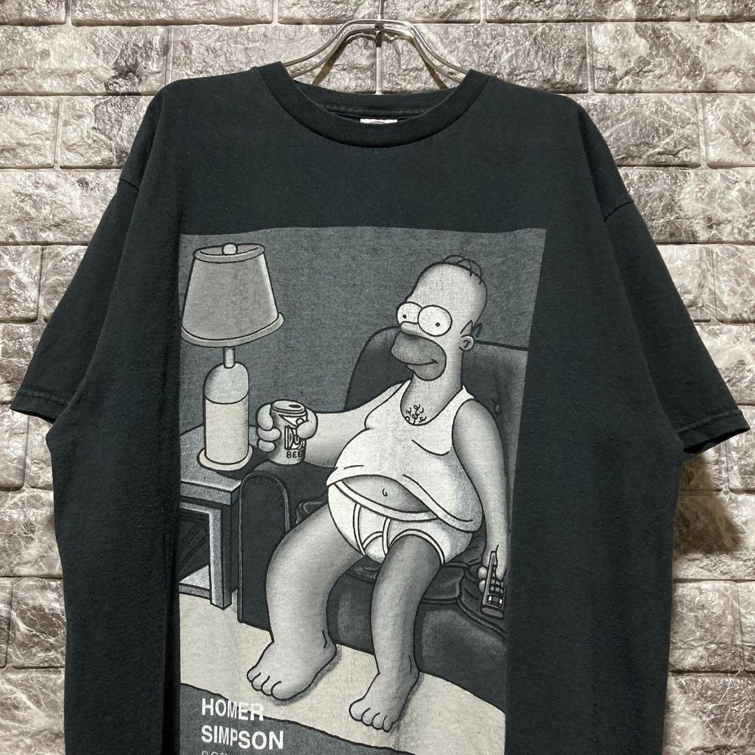 

[USED] Rare Simpsons T-shirt 00s The Simpsons HOMER BLACK