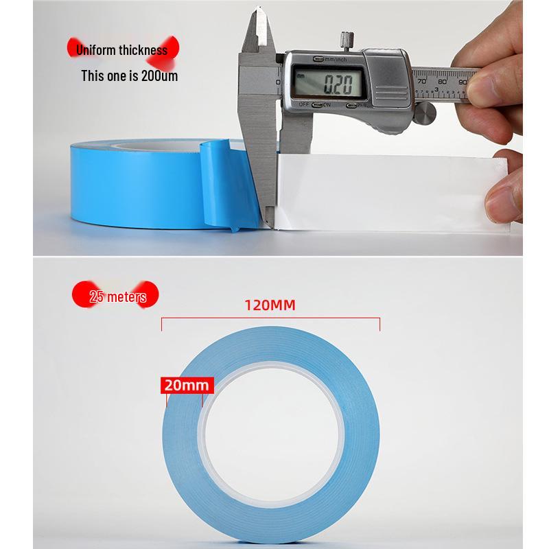 Heat Resistant Double-Sided Blue Film Tape for LED Panels - High Adhesion & Thermal Conductivity