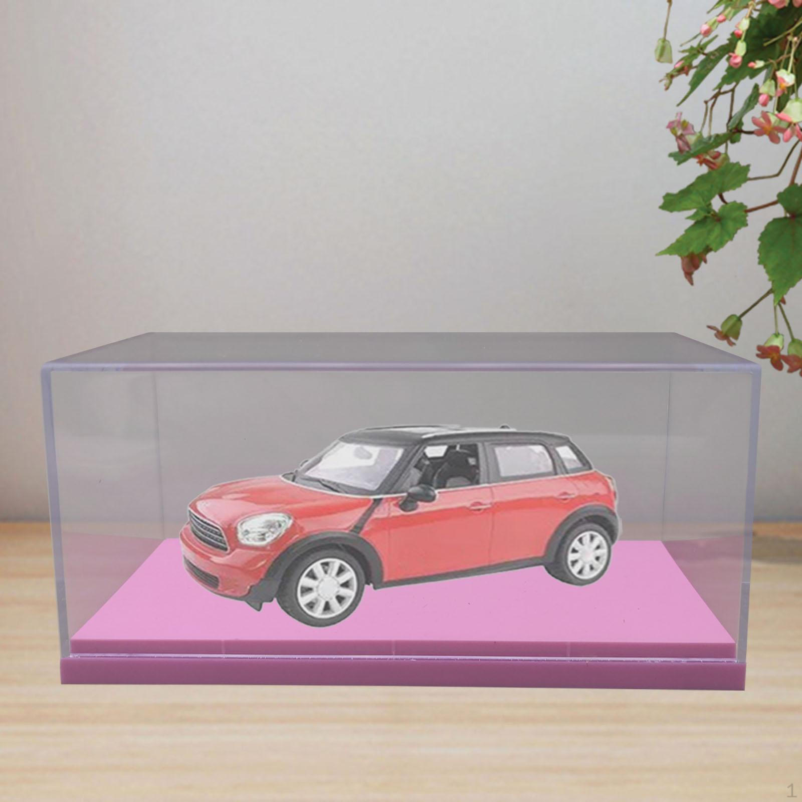 

1:64 литые игрушечные машинки витрина акриловая прозрачная витрина стенд для фигурок розовый