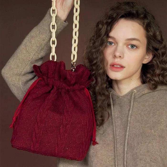 wine knit luckybag