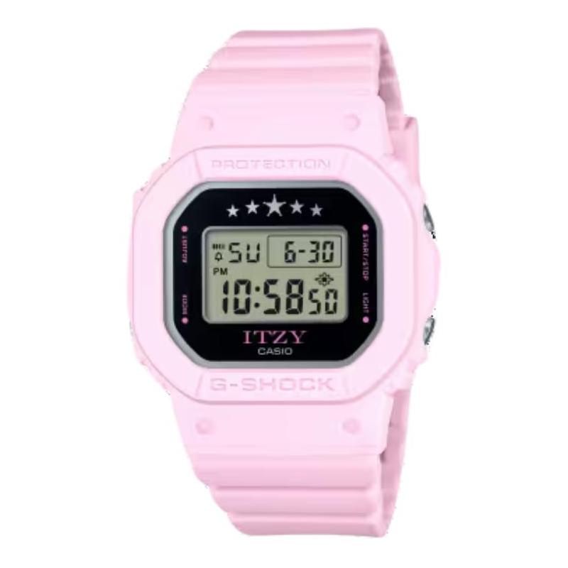 CASIO 200 meters waterproof fully automatic calendar Quartz resin strap women's watch gray dial GMD-S5610IT-4B