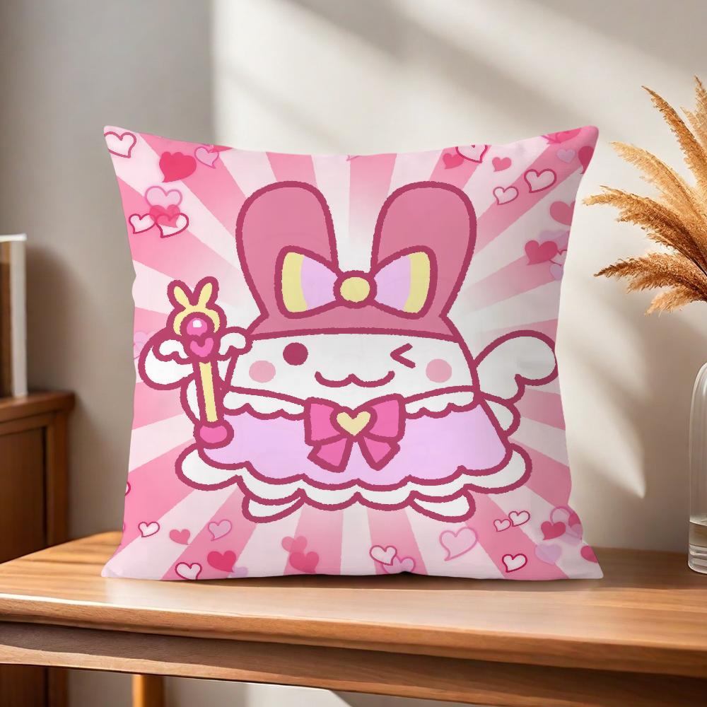 Cute Cushion Cover Comfortable Soft Pillow Case for Sofa Living Room Home Office Decor and t-Tamagotchi Protective Covers