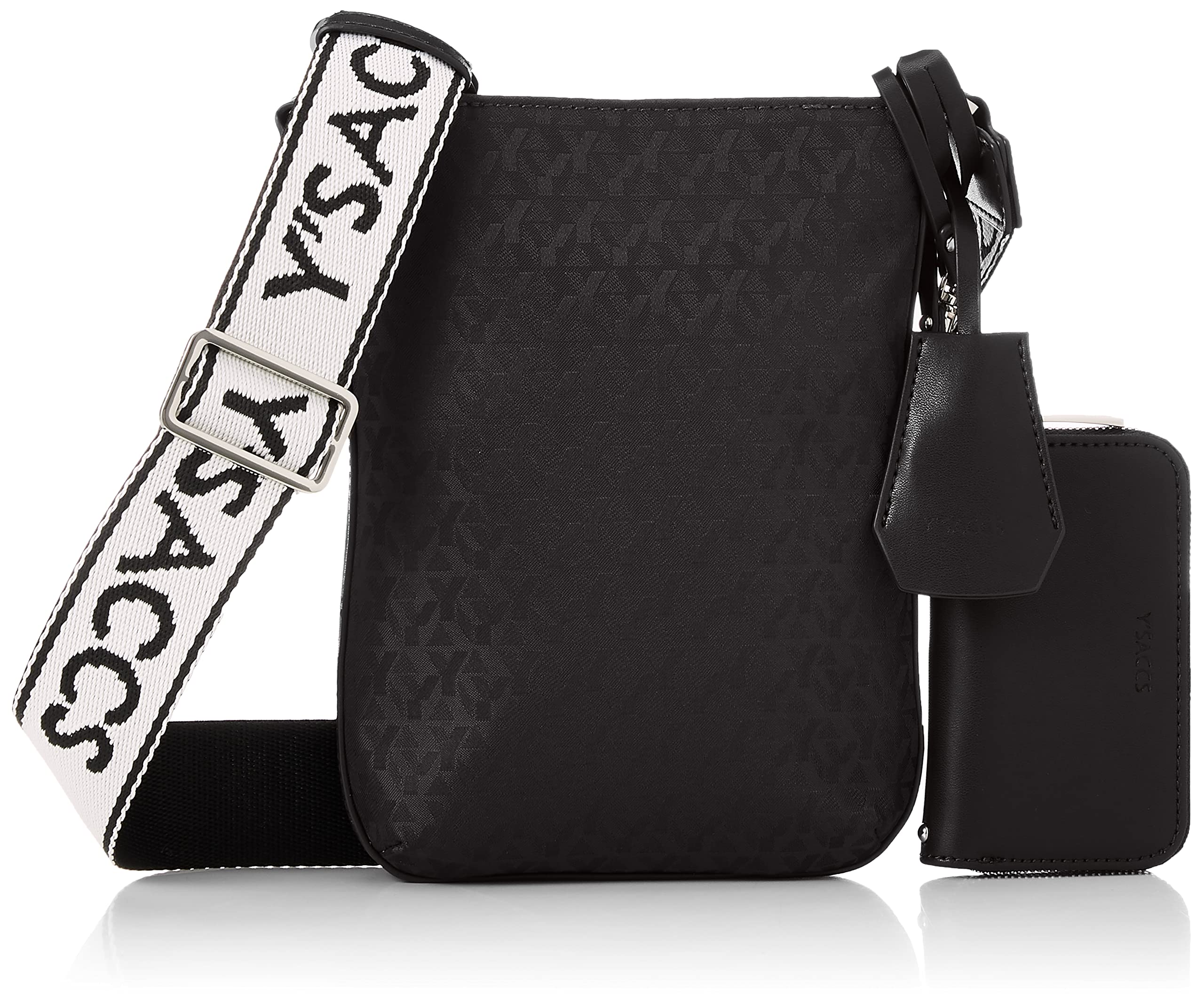 

Сумка на плечо Monogram x Recycled Mini на плечо Черная [Isaac], кожа, сумка, Женская, (10)