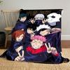 The Jujutsu Kaisen Patterned Blanket Is Perfect for Bedding or Any Other Occasion, Making It A Perfect Gift Choice.