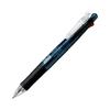 Zebra Clip-On Multi 4-Color Ballpoint Pen + Mechanical Pencil (Black, Red, Blue, Green) with 0.5mm Lead, Binder Clip, Eraser - BK P-B4SA1-BK