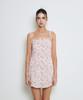 NOT YOUR ROSE Frill Mini Dress (Pink)