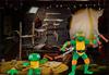 Playmates Toys Teenage Mutant Ninja Turtles Mutant Mayhem 4.5-inch Michelangelo Ninja Making of the Ninja Basic Action Figure