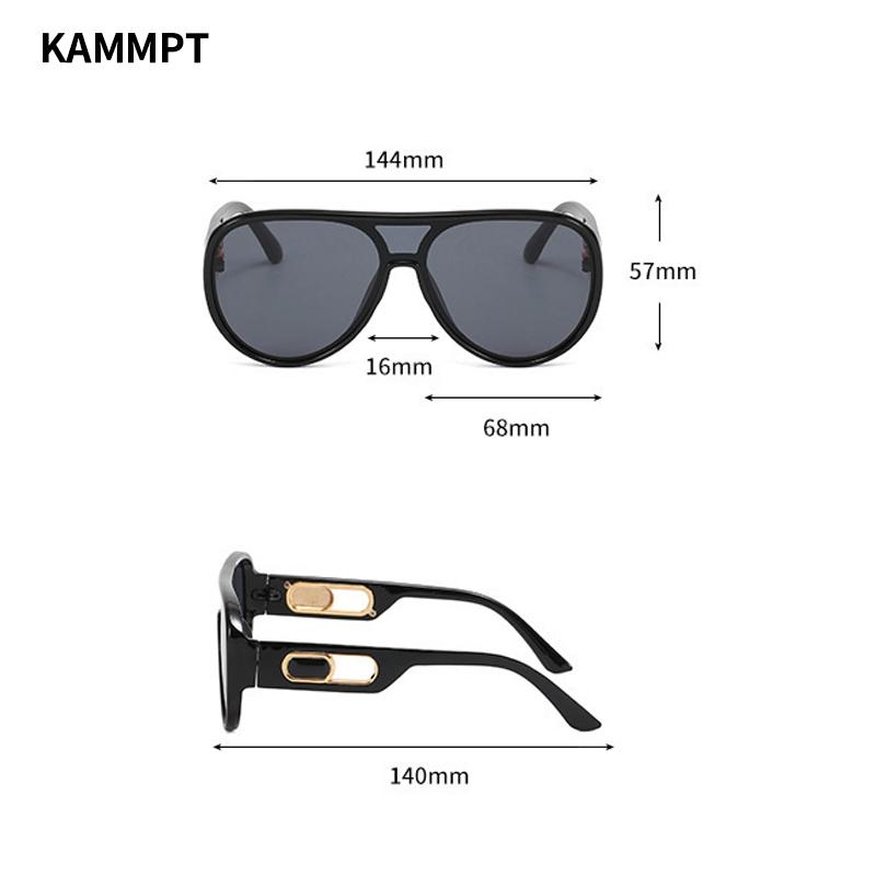 Oversized Goggle  New Stylish Original Monoblock Gradient Outdoor Sunglasses Trendy Luxury Brand Design UV400 Eyewear