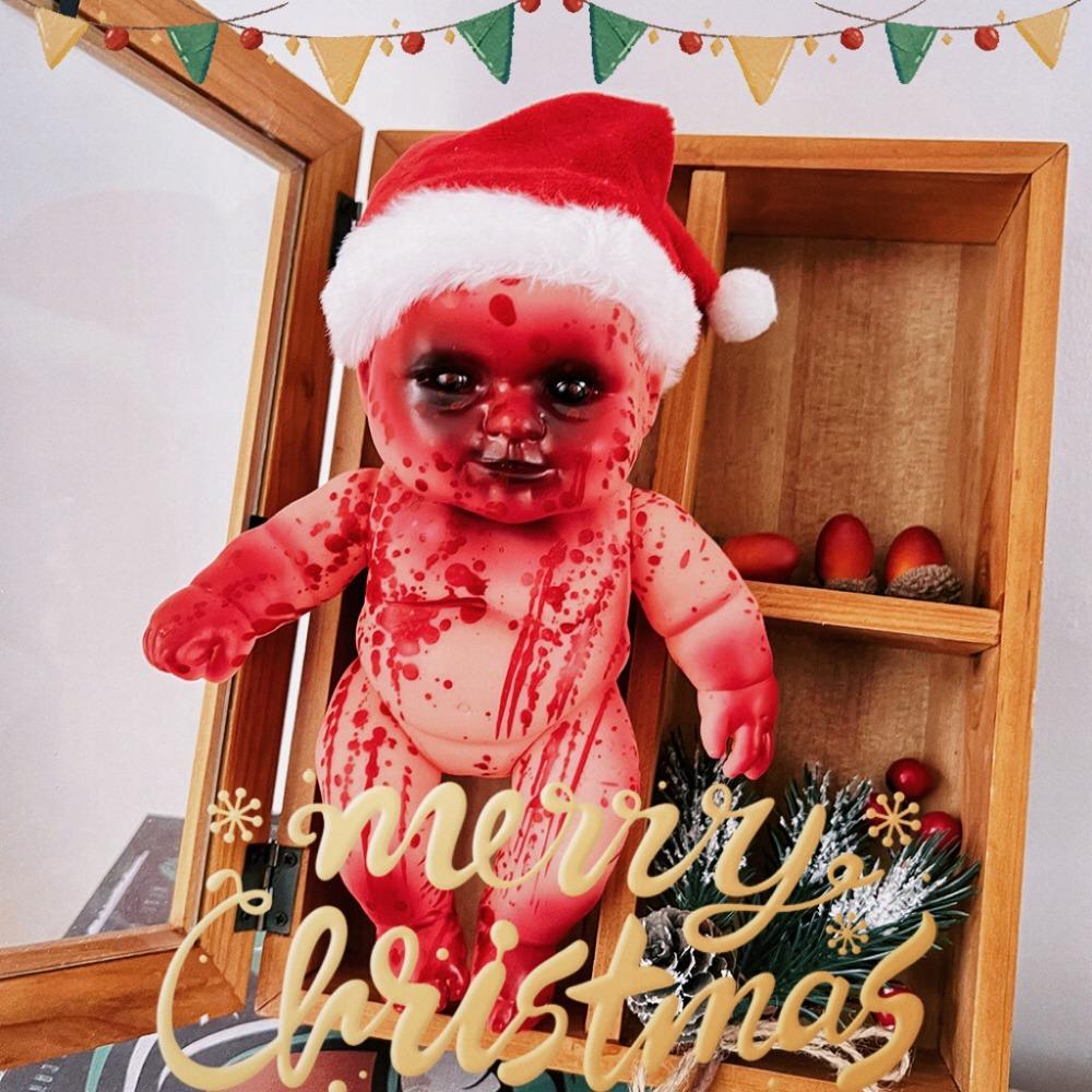 

Моделирование Хэллоуин ужас младенец кукла пластиковая зомби кукла дом с привидениями реквизит