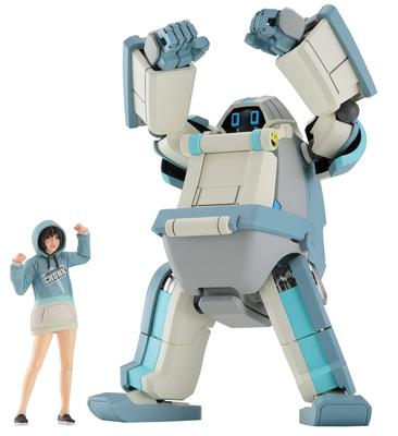 Hasegawa Creator Works Series Mechatro Chunk Grayish Mint Support Girl Plastikmodell 64793 Nr. 02 + 1/35 farbcodiert