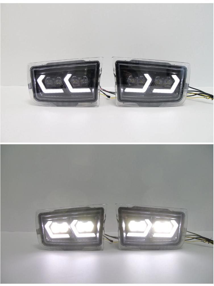 LED Daytime Running/Fog Light Retrofit for 1996-2002 BAIC Luba LC95/LC90
