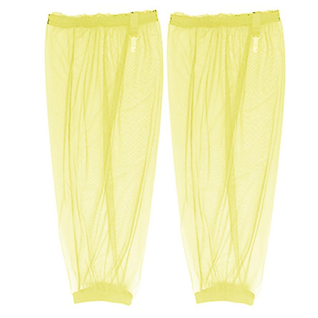 1 par de Mangas para Pies de Malla para Exteriores, Mangas para Brazos de Deportes de Supervivencia, Protectores para Piernas para Acampar, Senderismo, Pesca