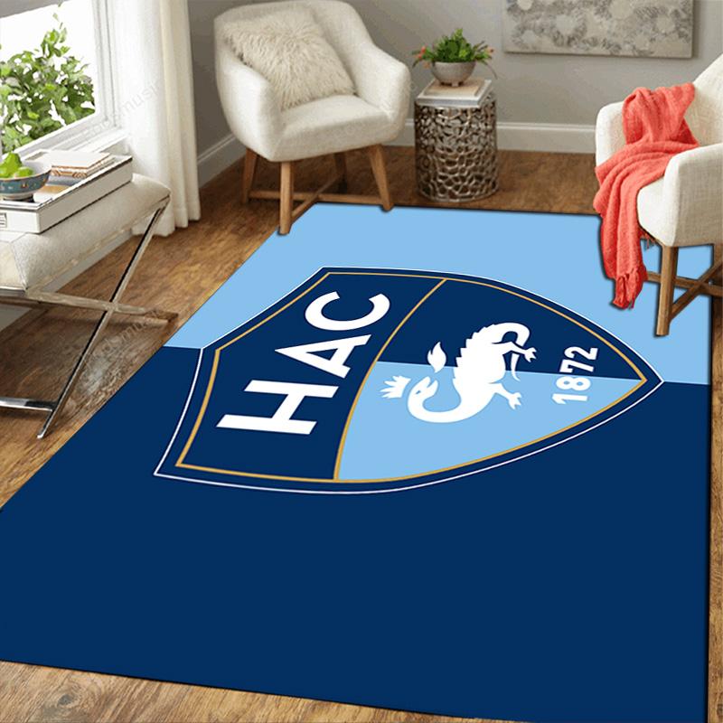 Havre Athletic Club Pattern Rug Floor Mat for Living Room or Bedroom Soft and Comfortable Carpet a Gift for Birthday and Holiday.