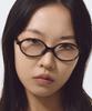 Hangeul [Blue Light Blocking] Geek Chic Oval Leopard Print