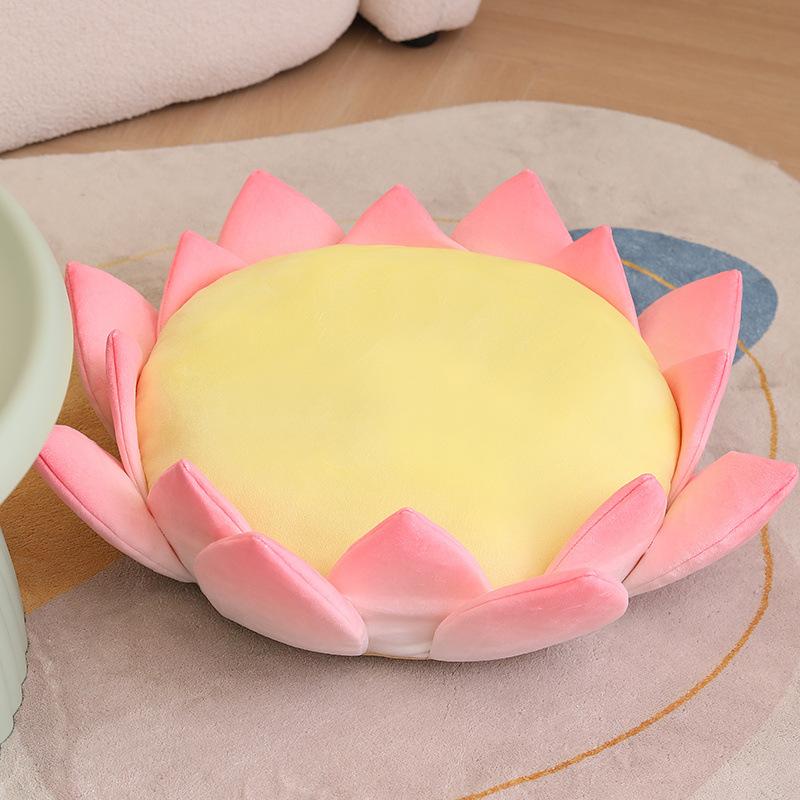 

Creative Lotus Seat Cushion Plush Toy Good Luck Lotus Lotus Seat Cushion Fart Cushion Girls Bedroom Futon Tatami Mat 20cm（0.05kg）