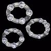 Sex Shop 3Pcs/Set Men Round Penis Time Delay Rings Bead Sexual Stimulation Adult Products