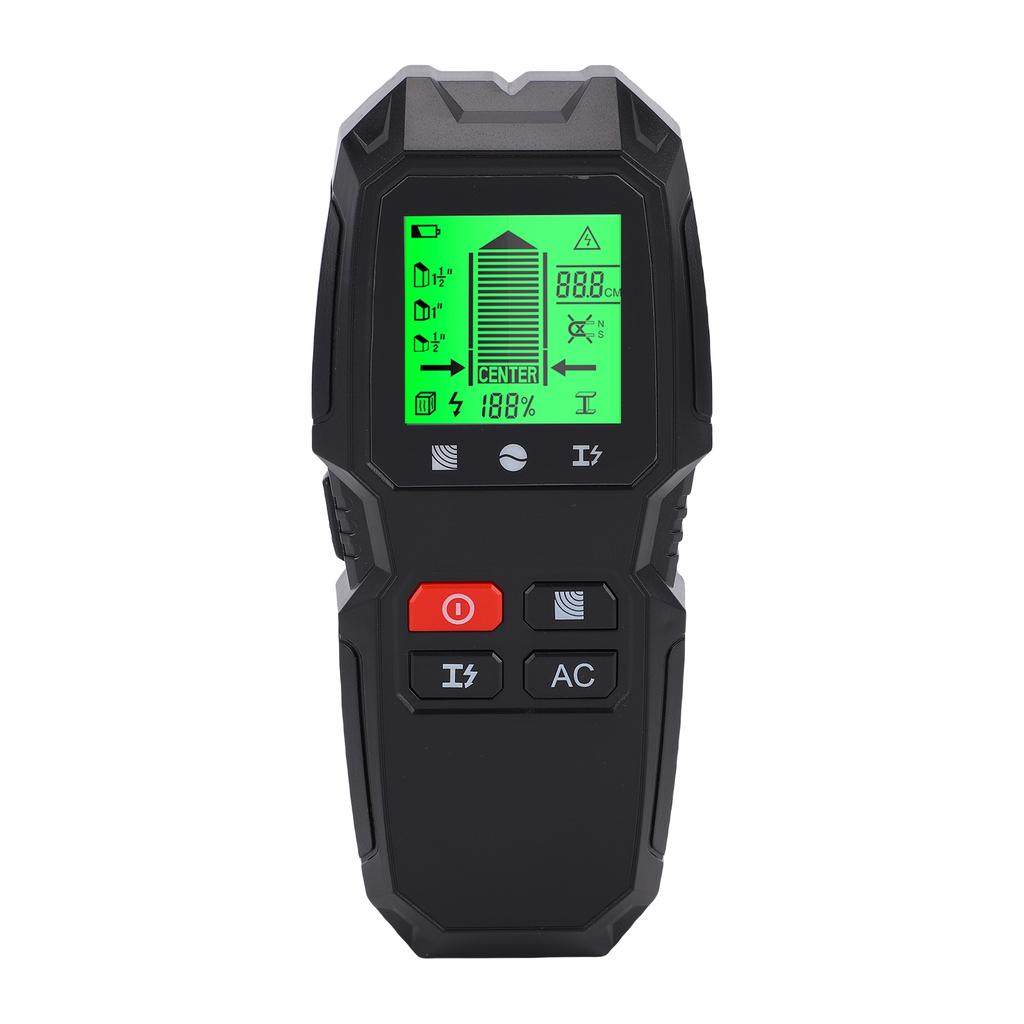 Wall Scanner Detector 5 in 1 Multi Functional Stud Finder LCD Display for Wood AC Wire Metal Studs Cables Joists
